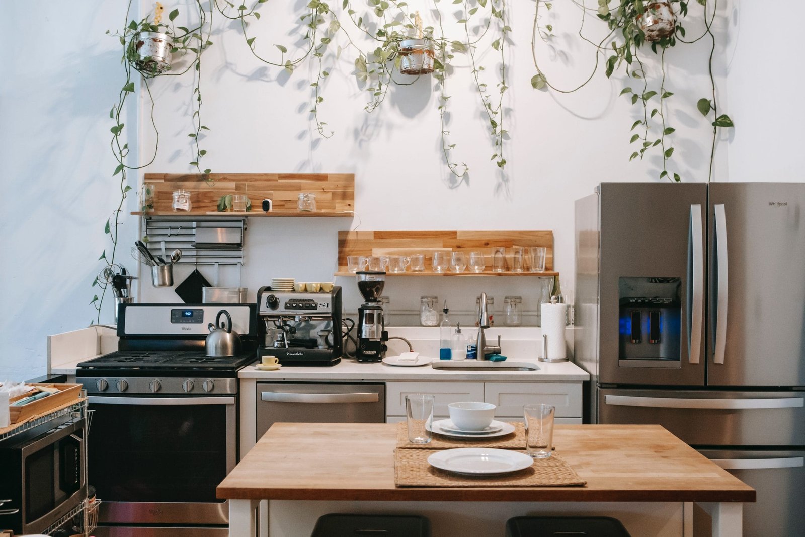 Cuisine nettoyée pour location Airbnb à Villars-sur-Ollon